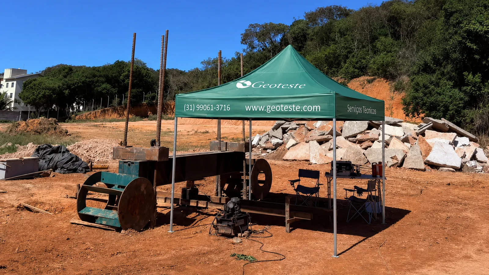 Prova de carga bidirecional em estacas: célula expansiva
